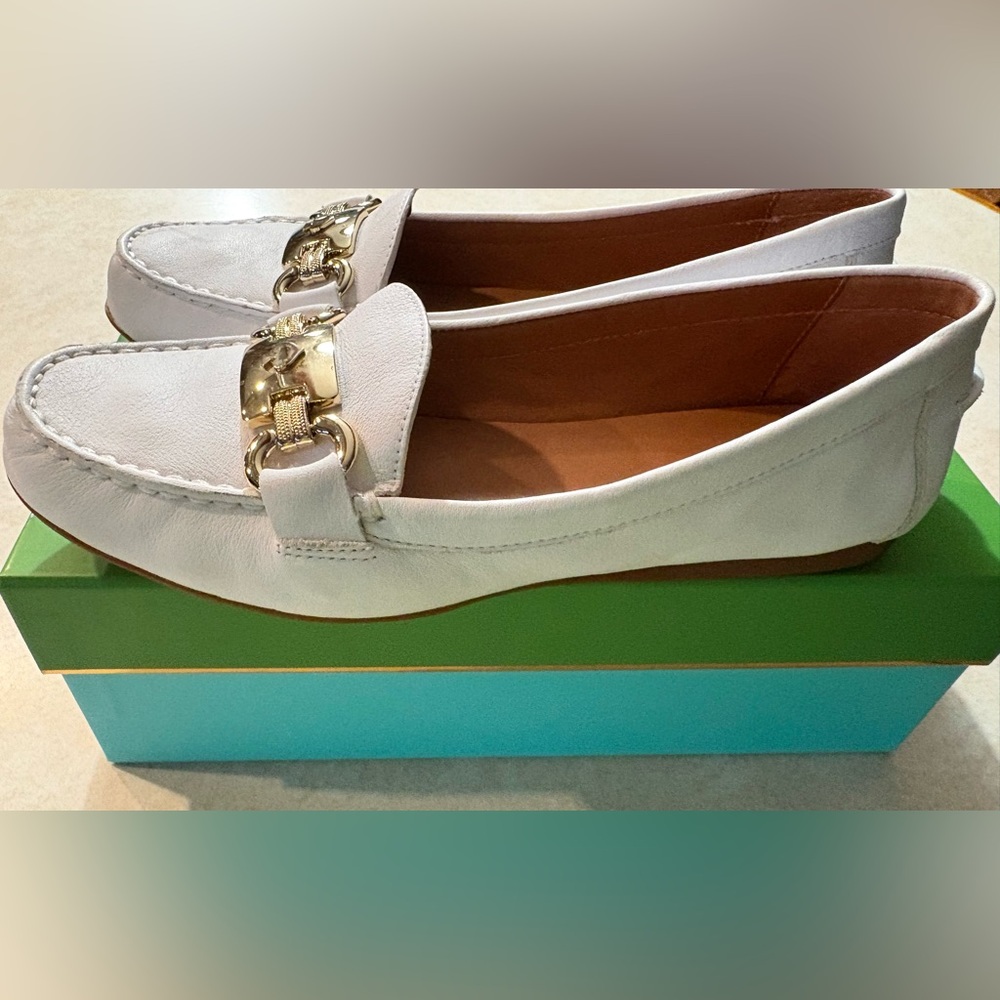 Kate Spade leather loafers   Worn once!  Like new! - Picture 3 of 3